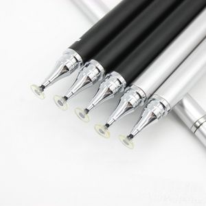 instock wholesale stylus 2in1 disc jot ballpen compatible ios android touch screen high precision active gdc disk stylus pen
