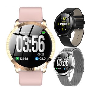 Akıllı Izle Bilezik Spor Aktivite Spor Izci Kalp Hızı Kan Basıncı ile Uyku Monitör Pedometre Su Geçirmez Bileklik smartwatch