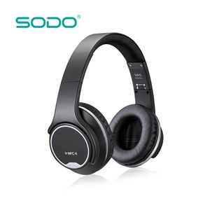 Orijinal SODO MH1 Bluetooth Kulaklık Hoparlör 2 1 Büküm-out kablosuz Kulaklık NFC mikrofon ile telefonlar için