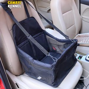 Cawayi Kennel Seyahat Köpek Araba Koltuğu Kapağı Katlama Hamak Pet Taşıyıcılar Çanta Kediler Köpekler Için Taşıma Transportin Perro Autostoel Hond C19021302