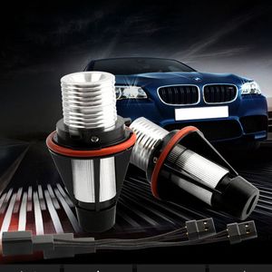 2 adet / çift Araba Melek Gözler Işık Ampuller LED Far BMW E39 E53 E60 E63 E63 E66 E87 için Güçlendirme Ampuller E87 525i 530i XI 545i