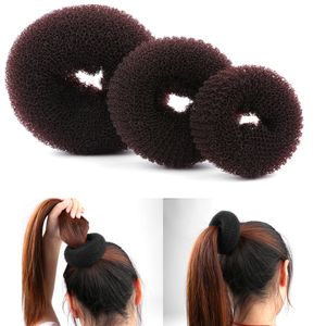 3pcs/set S/m/l Magic Shaper Hair Donut Ring Hair Bun Maker French Bun Hairwear Ponytail Hair Styling Tool