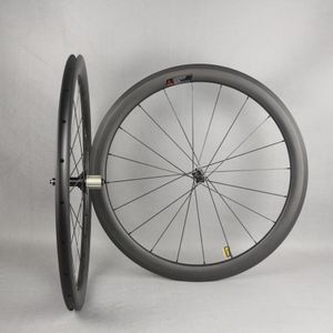 taiwan factory light weight carbon wheel set for 700c road bike carbon fiber bicycle wheelset carbon road bike