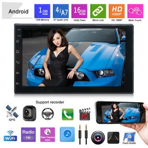 Navigatore universale per navigazione GPS per auto da 9 pollici con schermo capacitivo all-in-one con funzione Mirror-Link WIFI Android 9.1 OS Bluetooth MP5