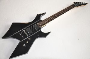 Yeni gelen! BCR Orijinal Siyah Vücut Elektro Gitar Gülağacı Klavye, 6 Dizeler, Stokta, Hemen Gönderebilir