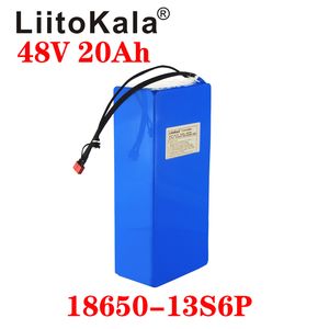 Liitokala 48V 20AH 13S6P Литиевая батарея 1000W электрическая велосипедная батарея встроенная батарея 20А BMS
