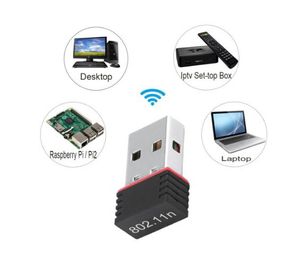 Nano 150m adaptador WiFi Mini USB IEEE 802.11N Suporte 64/128 bit WPA WPA Criptografia para Windows Vista Mac Linux