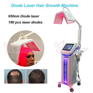 LED 650nm diodo laser cabelo crescimento máquina beleza perda de cabelo tratamento cabelo-recrescimento