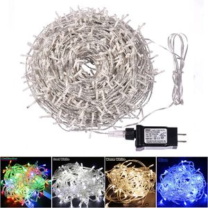 100m 800 LED String Fairy Light 24 V 8 Modos à Prova D 'Água LED Xmas Christmas Light para Indoor Outdoor Festival Casamento Decorativo de Natal