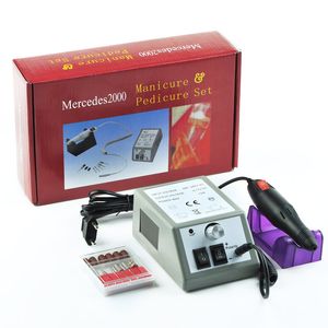 Профессиональный электрический акриловый ногтей Срели файл Машина Kit Kit Bits Manicure ЕС US Plug Electric Electric Drill Makeure Tools