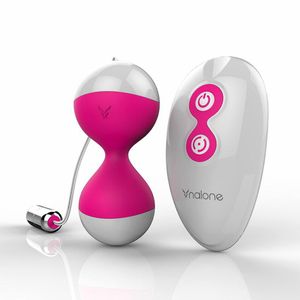 Nalone kadınlar için kablosuz uzaktan kumanda vibratör kegel kas egzersiz vajinal yetişkin seks oyuncakları çift için aşk topları için topları