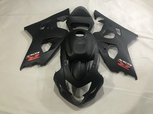 SUZUKI GSXR600 750 K4 04 05 GSXR 600 GSXR750 2004 2005 Enjeksiyon Fairing vücut kiti Mat siyah kaportalar kaporta + Hediyeler GS28