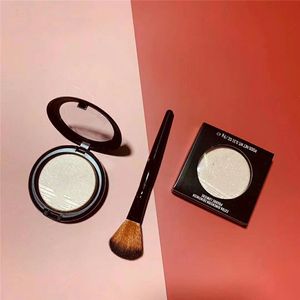 Double Gleam Makeup Highlighter Blush Eyeshadow Powder with Brush, Extra Dimension Skinfinish