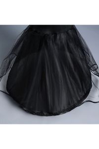 Yeni Siyah Deniz Kızı Petticoats Kadın 1 Çember İki Katman Tül Tül Sözlü Düğün Aksesuarları Crinoline Ucuz CPA1197265I