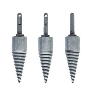 Freeshipping Odun Tezgah Ahşap Raybası Punch Bit Bölünmüş Ağaç işleri Koni Sondaj Aracı kesmek Kulp Matkap Bit (3PCS (Hex Shank +