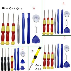 9 em 1 Ferramentas de reparo multifuncionais Kit de chaves de fendas Reparação Kits Set para o telefone móvel Tablet PC Computadores