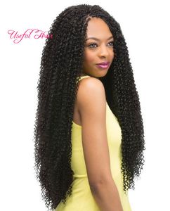 Freetress italian curly weave deep wave braiding hair 18inch Freetress hair with water weave Synthetic Hair Extensio in pre twist Free tress