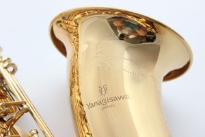 High-quality professional New Brand YANAGIS T-992 Tenor Bb Tenor saxophone playing Electrophoresis Gold Tenor sax With Mouthpiece