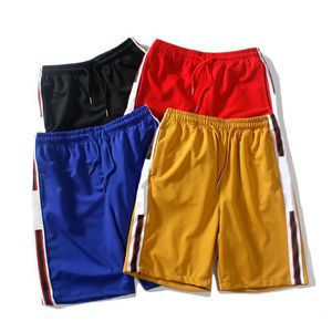 Shorts masculinos de verão, calças de moda, 4 cores, shorts com cordão estampados, relaxados, homme, calças de moletom de luxo
