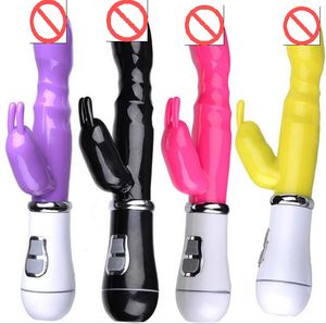 G-Pot Tavşan Vibratör 12 Frekans Titreşimli Yapay penis Vibratör Kadınlar İçin Gerçekçi Seks Oyuncakları Samimi Sıkışma Masaj Seks Ürün