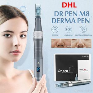 Склад!!! Аккумуляторная беспроводная электрическая MicroNeedle Dermapen Dr Pen M8-C / W Автоматический маркетный картридж Советы МТС PMU Уход за кожей Красота