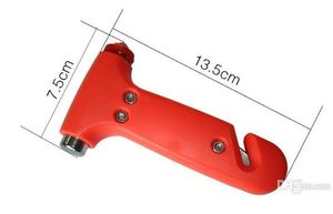 Martelo de emergência 2 em 1 carro quebra-vidros + ferramenta de corte de cinto de segurança Kit de fuga seguro salva-vidas acessórios de segurança para carros HOTSELL1