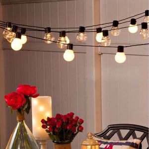 6m 20 led wedding string fairy light christmas LED Globe Festoon bulb led fairy string light outdoor party garden garland