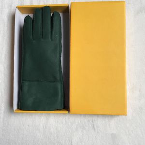Модные повседневные кожаные перчатки Термоперчатки Женские шерстяные перчатки разных цветов - Бесплатная доставка