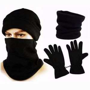 3-Piece Winter Sports Set - Windproof Neck Warmer, Soccer Scarf, and Gloves for Football Training