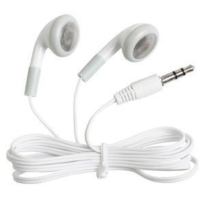 5000 adet / grup Beyaz Tek Kullanımlık Kulaklıklar Earsets Earbud Otobüs veya Tren veya Uçak için / Hediye Okul için Müze Konseri için Hediye Toptan Ucuz Fiyat