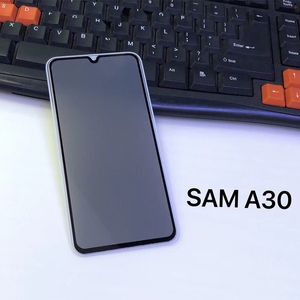 100 Adet Tam Kapak Gizlilik Temperli Cam Anti-Spy Ekran Koruyucu Samsung Galaxy A10 A20 A30 A40 A50 A60 A70 A80 A90 Ücretsiz DHL