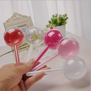 24pcs 15x6cm renkli yaratıcı DIY el yapımı kişilik yuvarlak plastik kutu şeffaf lolipop şekli şeker paketleme plastik kutu