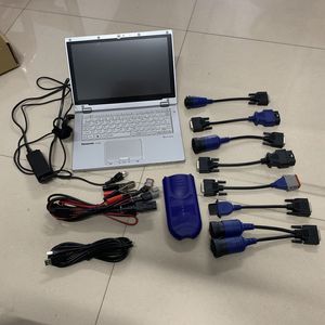 Ağır Hizmet Kamyon Tarayıcı Aracı Nexiq 125032 Dizüstü Bilgisayarla Bluetooth Olmadan USB Bağlantı CF-AX2 Touch I5 4G 2 Yıl Garanti
