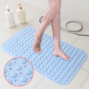 Anti-Skid Bath Mat TPR Material com Sucção Macio Macio Massagem Massagem Não-Slip Bathtub Tapete Chuveiros Escadas Pisos