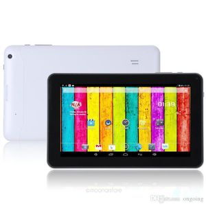Quad Core 9 Polegada A33 Tablet PC com Bluetooth Flash 1GB RAM 8GB Rom Allwinner A33 Andriod 4.4 1.5GHz DHL