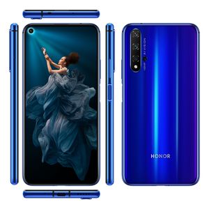 Orijinal Huawei Onur 20 4g LTE Cep Telefonu 8 GB RAM 128 GB 256 GB ROM Kirin 980 Octa Çekirdek Android 6.26 