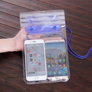 Telefone Móvel Universal À Prova D 'Água Caso Bolsa De Natação Limpar PVC Selado Underwater Celular Proteger Sacos Com Alça VT11441