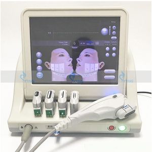 Yüz Vücut Kaldırma Kırışıklık Çıkartma için Hifu Yüksek Yoğunluklu Ultrason Tedavisi Güzellik Salon Kliniği Kullanım Makinesi 5 Kartuşlar