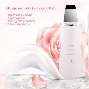 Ultrasonik Yüz Cilt Scrubber USB Şarj Edilebilir Yüz Temizleyici Soyma Titreşim Siyah Nokta Kaldırma Peeling Gözenek Temizleyici Araçları GGA2086