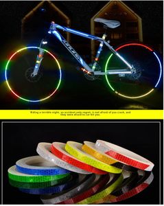 1cm*8m Night Light Reflective Traffic Signal Safety Equipment Bicycles Motorcycles Stickers Reflective Warning Selfadhesive Tape