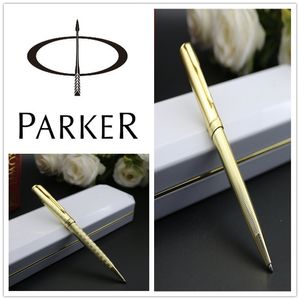 Бесплатная доставка Канцелярские принадлежности материал эсколар Шариковая ручка Parker Sonnet школа Pen Серебро Цвет золото клип pens12