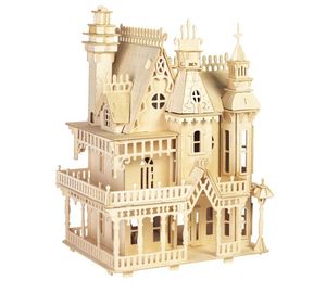 Viktorianisches Puppenhaus-Spielzeug, Fantasy-Villa, 3D-Puzzle, DIY-Modelle und Gebäude für Erwachsene, Neupreis, Großhandelsbestellung