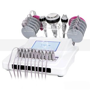 5In1 Salon spa use unoisetion cavitation slimming vacuum rf photon infrared fat burner massager EMS facial care machine