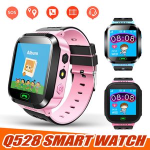 Q528 Smart Watch Kinder Wasserdichte Babyuhr Mit Fernbedienung Kamera SIM SOS Anrufe LBS Standort Geschenk Für Kinder PK U8 DZ09 GT08