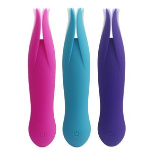 USB recarregável língua dupla beijo vibradores silicone 10 frequência vibração vibrador à prova d'água brinquedos sexuais para mulheres estimulador de clitóris
