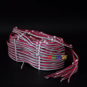 50pcs Ön kablolu 5050 WS2812B SK6812 WS2812 Tam Renk RGB LED Chip Wort Sebep 10cm/12cm Renkli/Şeffaf Tel DC5V