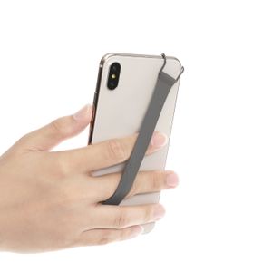 TFY Non-Slip Силиконовый ремешок держатель для Samsung Galaxy Примечание 9 и iPhone Xs Max / X / XR / 7 - серый