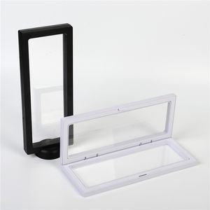 Beyaz Siyah Takı Ekran Standı 3D Askıya Alma Paketleme Kutusu Kolye Mücevherat Sunum Standı Tutucu Raf