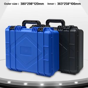 ABS Tool Case: Waterproof Safety Equipment Toolbox with Pre-Cut Foam for Camera, Notebook, Instruments