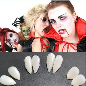 Cadılar bayramı Vampir dişleri cosplay kostümleri şeytan diş festivali parti tedarikçisi kafatası hayalet diş prop kawaii sevimli kız erkek sahte diş